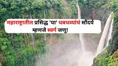Travel : सुख आणखी काय असतं.. महाराष्ट्रातील प्रसिद्ध 'या' धबधब्यांचं सौंदर्य म्हणजे स्वर्ग जणू! मुखातून 'Wow' आल्याशिवाय राहणार नाही..