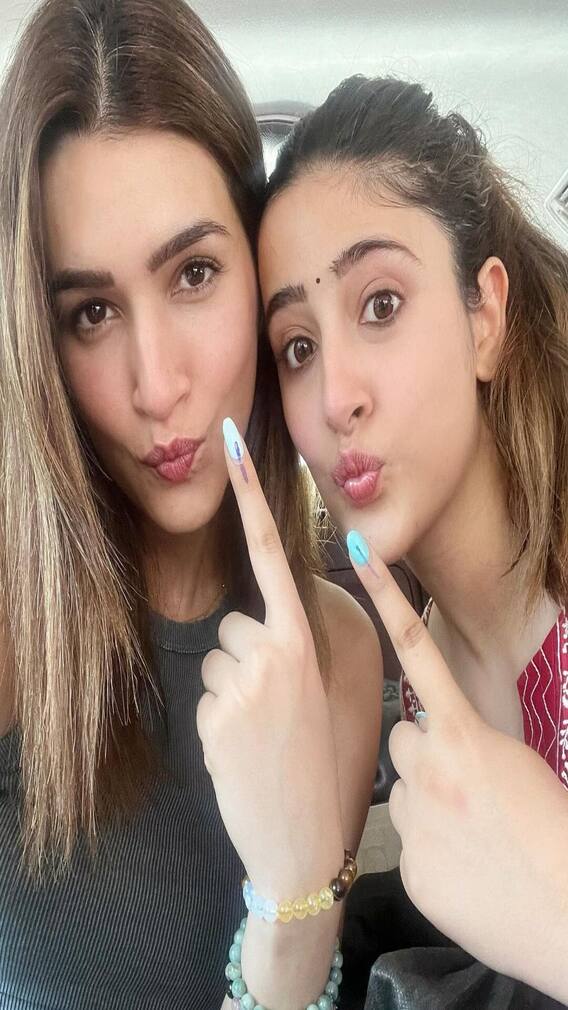 Lok Sabha Elections 2024: Celebs Flaunt Their Inked Fingers