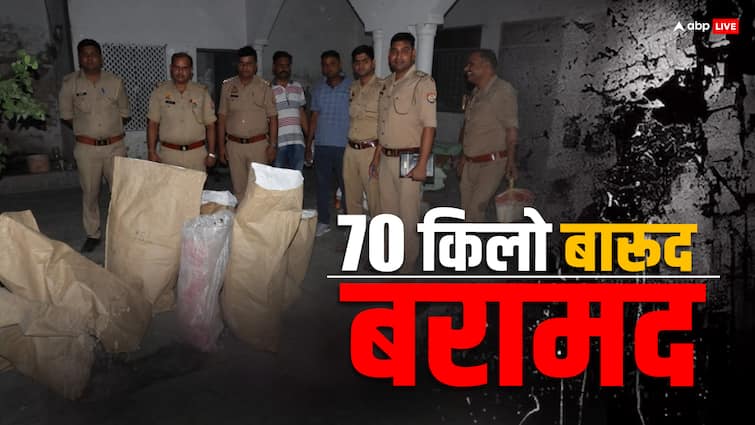 Meerut manufacturing business going Illegal firecracker during raid 70 kg gunpowder recovered case registered ann UP News: मेरठ में छापेमारी के दौरान 70 किलो बारूद बरामद, अवैध रूप से पटाखे बनाने का चल रहा था धंधा