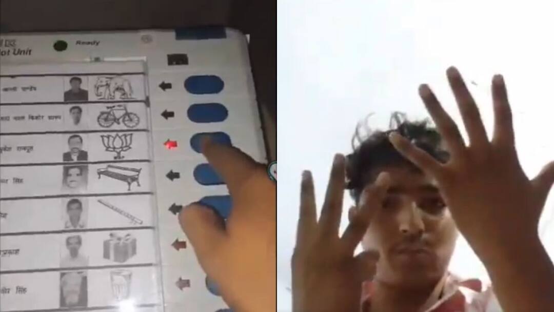 Lok Sabha Election Phase 5 Voting etah man claimed that he give 8 time vote akhilesh yadav share video election commission Marathi Crime News Lok Sabha Election 2024 : एक नाही, दोन नाही तर तरुणाचं तब्बल आठ वेळा मतदान; व्हायरल व्हिडीओनं देशभरात खळबळ, पाहा VIDEO