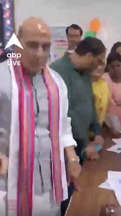 राजनाथ सिंह ने किया मतदान | Lok Sabha Election 2024 | ABP Shorts