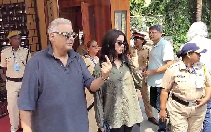 Boney Kapoor Khushi Kapoor : बोनी कपूर आणि खुशी कपूर यांनी मुंबईत मतदान केलं आहे.