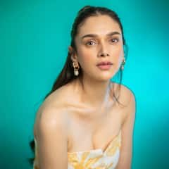 Aditi Rao Hydari Latest Photos : క్యూట్ హెయిర్ స్టైల్​లో అదితీ రావు.. లెమన్ ఎల్లో కలర్ డ్రెస్​లో అదిరిపోతుందిగా