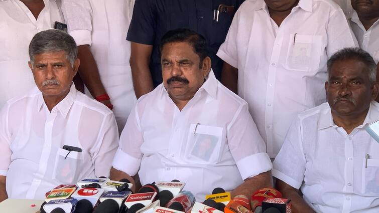 Edappadi Palanisami says that legal steps be taken to get water from neighboring states - TNN அண்டை மாநிலங்களில் இருந்து தண்ணீரை பெற சட்டரீதியான நடவடிக்கைகளை எடுக்க வேண்டும் - எடப்பாடி பழனிசாமி