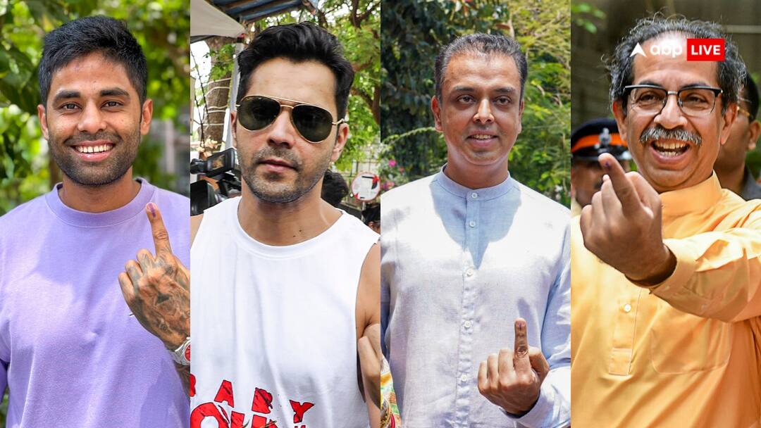 Maharashtra Lok Sabha Elections 2024 Film Actors Shilpa Shetty Anupam Kher Hema Malini Eknath Shinde Uddhav Thackeray Players Cast Votes in Mumbai नेता, अभिनेता, खिलाड़ी...मुंबई में वोटिंग के लिए निकले दिग्गज, कहां सबसे ज्यादा-कम वोटिंग?