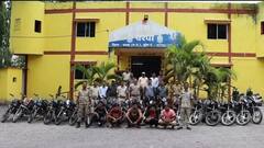 चोरी की बाइक सस्ते दामों में बेचकर लाखों की होती थी कमाई, चोर गिरोह के पांच सदस्य गिरफ्तार