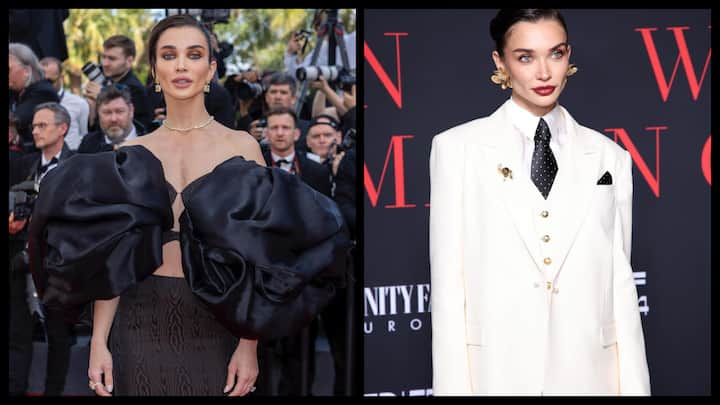 Check out Amy Jackson’s look from Cannes Film Festival 2024.
