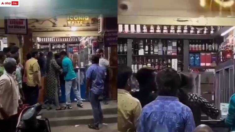wife attack on wine shop staff in hyderabad Hyderabad News: భర్తను కొట్టిన వైన్ షాప్ సిబ్బంది - ఆగ్రహంతో ఊగిపోయిన భార్య, ఏం చేసిందంటే?