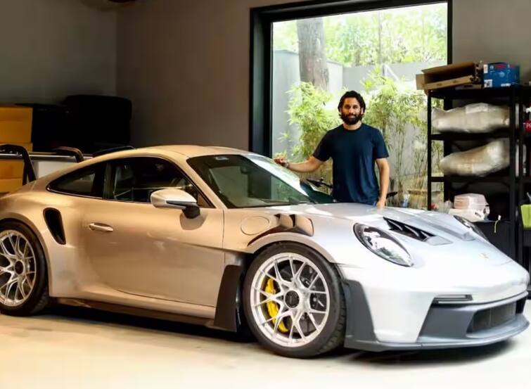 Naga chaitanya bought porsche 911 gt3 rs worth rs 3 5 crore check features specifications top speed  સાઉથ સુપરસ્ટાર નાગા ચૈતન્યએ ખરીદી Porsche 911 GT3 RS, કિંમત જાણી ચોંકી જશો 