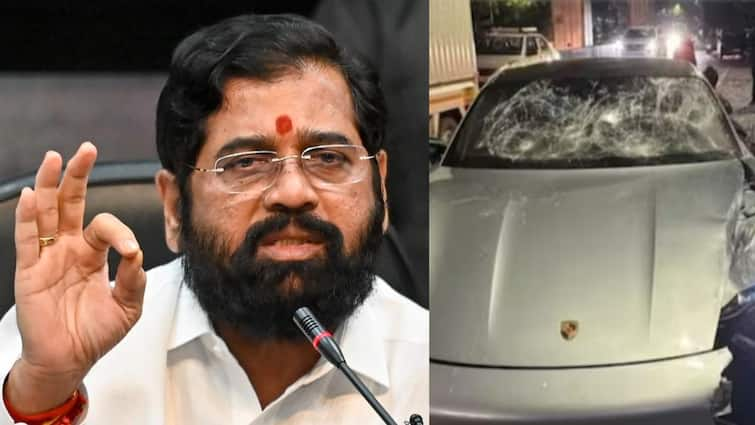 Pune Porsche Accident CM Eknath Shinde phone call to Pune police commissioner amitesh Kumar ask to take action without political pressure Pune Porsche Accident : राजकीय दबावाला बळी पडू नका, कुणालाही पाठीशी घालू नका,  गृहमंत्र्यांपाठोपाठ मुख्यमंत्री शिंदे ॲक्शन मोडमध्ये