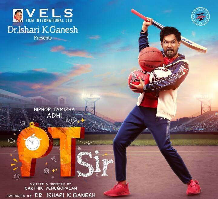கார்த்திக் வேணு கோபாலன் இயக்கியுள்ள PT Sir படத்தில் ஹிப்ஹாப் தமிழா ஆதி இசையமைத்து, நடித்துள்ளார். காஷ்மீரா பர்தேஷி, அனிகா சுரேந்திரன், பாண்டியராஜன், முனீஷ்காந்த் ஆகியோர் நடித்துள்ள இந்த படம் வரும் மே 24 வெளியாகவுள்ளது.