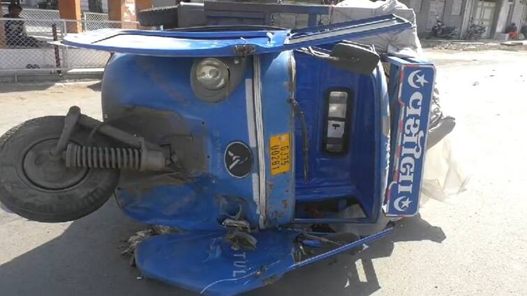 Accident between rickshaw and Thar in Dhoraji one dead Accident: ધોરાજીમાં રીક્ષા અને થાર વચ્ચે અકસ્માત, એકનું મોત