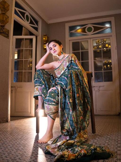 ‘અનુપમા’ ની સંસ્કાર વહૂ ‘કિંજલ’એ સાડી લૂકમાં કરાવ્યું ફોટોશૂટ