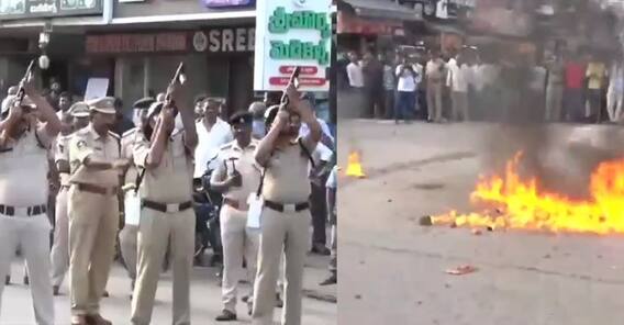 Ongole Police Mock Drill | ఒంగోలులో అల్లర్లు, హింసాత్మక ఘటనలు..ఏమైందంటే.? | ABP Desam