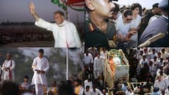 Rajiv Gandhi Death Anniversary: A Look Back At The Former PM's Funeral — In Pics