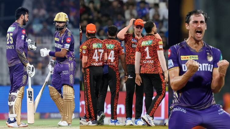 kolkata knight riders reached ipl 2024 final by defeating sunrisers hyderabad by 8 wickets shreyas iyer venkatesh iyer fifties kkr vs srh ipl 2024 हैदराबाद को हराकर फाइनल में पहुंची कोलकाता, स्टार्क के कहर के बाद श्रेयस-वेंकटेश ने जड़े नाबाद अर्धशतक