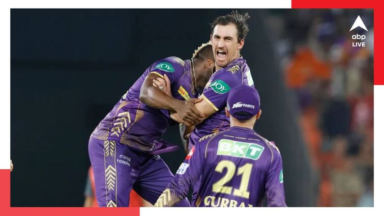 IPL 2024 KKR vs SRH Mitchell Starc bowls fiery first spell to get rid off Travis Head and Abhishek Sharma Mitchell Starc: ধিক্কারের জবাব দিলেন বল হাতে, স্টার্কের ধাক্কায় ট্র্যাভিষেকের দর্পচূর্ণ