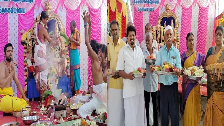 Dindigul news Muslims perform processions to worship Meenakshi, Sundareswarar Thirukalyanam event - TNN மீனாட்சி சுந்தரேஸ்வரர் திருக்கல்யாணம்; சீர்வரிசையுடன் வந்த இஸ்லாமியர்கள் - திண்டுக்கல்லில் நெகிழ்ச்சி