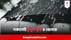 West Bengal Weather : তুমুল বৃষ্টি, সঙ্গে বজ্রপাত, ঝোড়ো হাওয়া, সকালেই দুর্যোগের ইঙ্গিত এই ৪ জেলায়