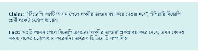 Fact Check: বিজেপি ক্ষমতা এলে 'লক্ষ্মীর ভাণ্ডার' বন্ধের হুঁশিয়ারি? জানুন লকেট চট্টোপাধ্যায়ের ভাইরাল ভিডিওর সত্যতা