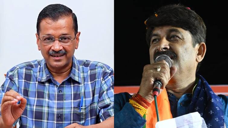 Manoj Tiwari Attacks Delhi CM Arvind Kejriwal over Rinkiya Ke Papa song remarks क्या है रिंकिया के पापा का मतलब? अरविंद केजरीवाल ने किया तंज तो मनोज तिवारी ने बताया अर्थ