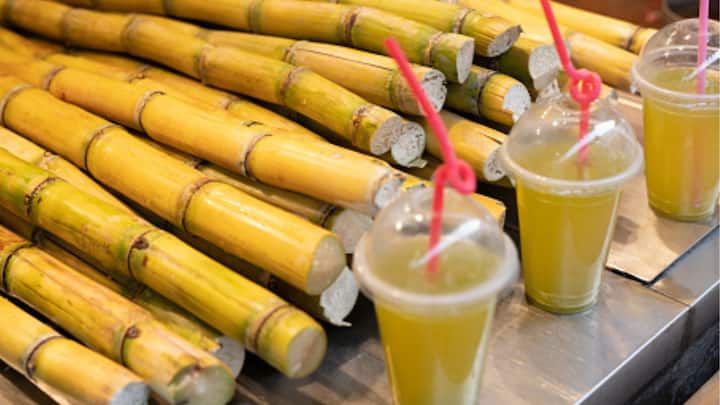 Sugarcane Juice: Rich in vitamin C and antioxidants, sugarcane juice is beneficial for overall health and well-being, boosting immunity. It is commercially grown in Southeast Asia and consumed in many places. (Image source: getty images)