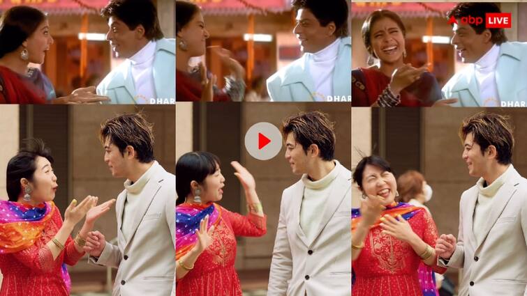 Japanese Instagrammer acted on Kabhi Khushi Kabhie Gham movie goes viral Video: जापान के इंफ्लुएंसर ने 'कभी खुशी कभी गम' के सीन पर की एक्टिंग, वीडियो हुआ वायरल