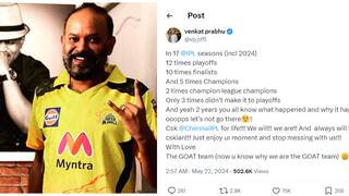 CSK - Venkat Prabhu: சீண்டாதீங்க.. ஆர்.சி.பிக்கு குட்டு? GOAT படத்துடன் சிஎஸ்கேவை ஒப்பிட்ட வெங்கட் பிரபு