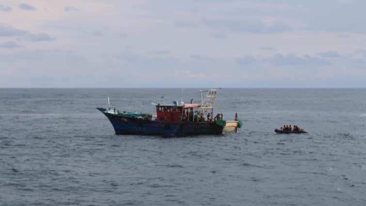 Kerala Indian Coast Guard Rescues 13 Crew Members From Sinking Fishing Boat Gurovayoorappan Indian Coast Guard Rescues 13 Crew Members From Sinking Fishing Boat Off Kerala