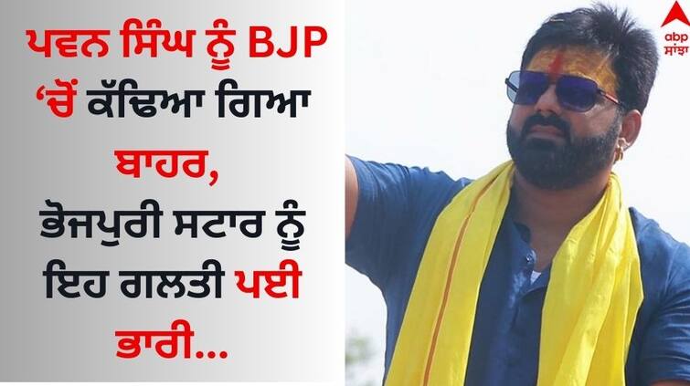 BJP expels singer-politician Pawan Singh for contesting against NDA candidate know behind the reason Pawan Singh: ਪਵਨ ਸਿੰਘ ਨੂੰ BJP 'ਚੋਂ ਕੱਢਿਆ ਗਿਆ ਬਾਹਰ, ਭੋਜਪੁਰੀ ਸਟਾਰ ਨੂੰ ਇਹ ਗਲਤੀ ਪਈ ਭਾਰੀ