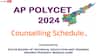 AP Polycet Counselling: ఏపీ పాలిసెట్‌ కౌన్సెలింగ్‌ షెడ్యూలు వెల్లడి, ముఖ్యమైన తేదీలివే