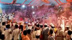 Parbhani : श्रीक्षेत्र नृसिंह पोखर्णीत नृसिंह जन्मोत्सव सोहळ्याची रंगत; दर्शनासाठी उसळला हजारोंचा भक्तसागर, पाहा फोटो