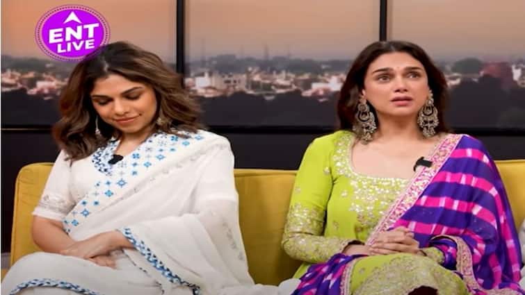 Heeramandi Actress Sharmin Segal Says Actors Are Insecure Aditi Rao Hydari Disagrees Does Eye Roll Watch Video Sharmin Segal Says Actors Are Insecure, Her Heeramandi Co-Star Aditi Rao Hydari Doesn't Agree And Her Eye Roll Is Proof