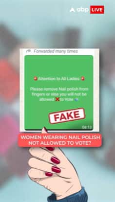 Fact Check: Are Women Wearing Nail Polish Not Allowed To Vote?