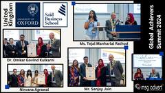 Msg Advert Pvt Ltd Celebrates Successful 52nd International Summit & Awards