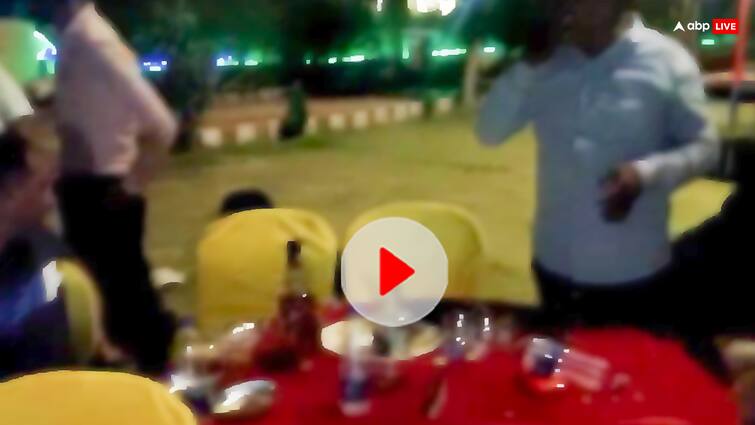 Rave party in Betul resort mp 45 drunk men and women arrested in Multai ANN WATCH: बैतूल के रिसॉर्ट में रेव पार्टी, डीजे पर थिरक रहे थे कदम, पुलिस रेड में 45 युवक-युवती गिरफ्तार