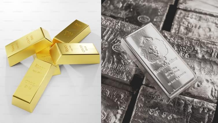gold silver prices cheaper after big boom silver 2200 rupees આગ ઝરતી તેજી બાદમાં ચાંદીમાં કડાકો, 2200 રૂપિયા સસ્તી થઈ, જાણો સોનામાં કેટલો ભાવ ઘટ્યો