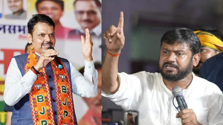 Devendra Fadnavis on Kanhaiya Kumar Northeast Delhi Loksabha fight is Patriots vs Tukade Tukade gang, Devendra Fadnavis attacks Kanhaiya Kumar Marathi News उत्तर-पूर्व दिल्लीची लढत म्हणजे देशभक्त विरुद्ध तुकडे तुकडे गँग, देवेंद्र फडणवीसांचा कन्हैय्या कुमारवर हल्लाबोल