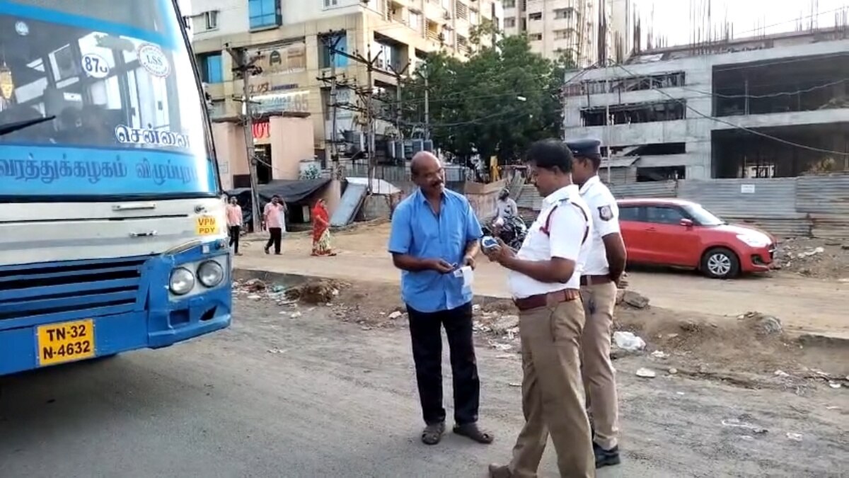 அரசு பேருந்துகள் மீது அபராதம் விதிக்கும் போலீசார்; நாங்குநேரி சம்பவத்திற்கு பழிக்கு பழியா?