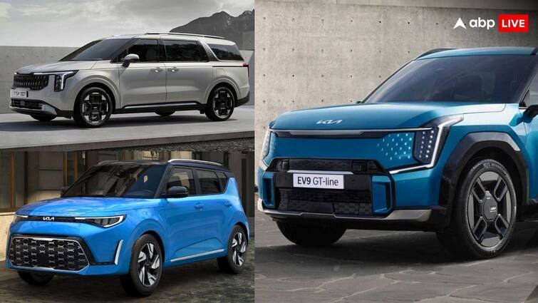 Upcoming Kia cars Carnival EV9 and Clavis Expected Features and Engine Upcoming Kia Cars: इस साल भारत में किआ लाएगी ये कारें, नई कार्निवल से लेकर EV9 तक लिस्ट में 