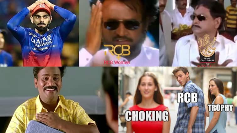 IPL 2024 RCB Funny Memes and Jokes Go Viral after Bengaluru Disappointing Loss to RR in Eliminator IPL 2024 RCB Funny Memes: మీరు ఇక్కడివరకు రావడమే ఎక్కువ! ఆర్సీబీపై దారుణమైన ట్రోల్స్, ఫన్నీ మీమ్స్ చూశారా