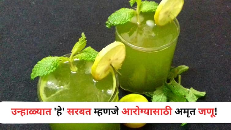 Summer Tips food lifestyle marathi news In summer mint syrup Body remains cool stomach problems are removed Summer Tips : उन्हाळ्यात 'हे' सरबत म्हणजे आरोग्यासाठी अमृत जणू! शरीर थंड राहते, पोटाच्या समस्या दूर होतात