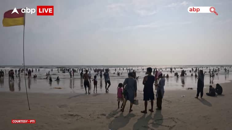 Goa seashores witness giant crowds earlier than introduction of Monsoon, shacks warn vacationers | ABP Information