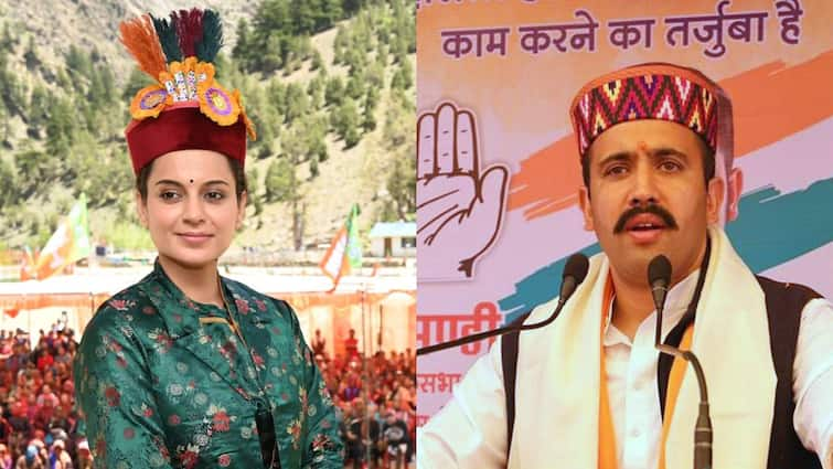 Congress files complaints with  Election Commission against BJP Mandi Candidate Vikramaditya Singh ANN कंगना रनौत के खिलाफ चुनाव आयोग पहुंची कांग्रेस, क्या है पूरा मामला?