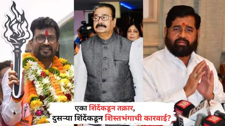 gajanan kirtikar may faced anti disciplinary action from Eknath Shinde led Shiv Sena after commenting Amol Kirtikar Shiv Sena UBT will won Mumbai North West lok Sabha seat गजानन कीर्तिकरांवर शिवसेनेकडून शिस्तभंगाची कारवाई होणार? आजच नोटीस धाडणार, गजाभाऊ आता काय करणार?