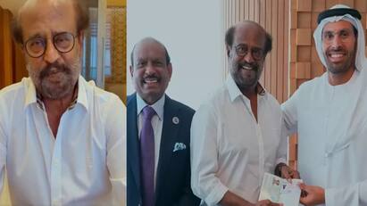 Rajinikanth receives UAE golden visa and his thankful note video for the same Watch video : ரஜினிகாந்துக்கு கோல்டன் விசா வழங்கி கவுரவித்தது ஐக்கிய அரபு அமீரக அரசு !