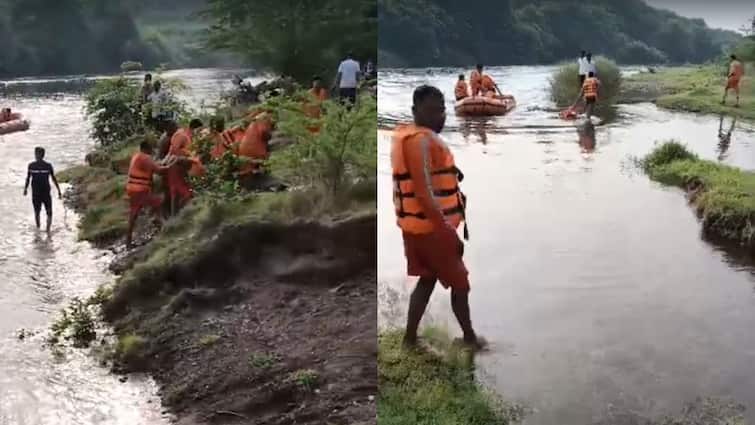 SDRF boat overturned while searching for drowned person in Pravara river three died Akole Ahmednagar Maharashtra Marathi News मोठी बातमी : नदीत बुडालेल्या व्यक्तीला शोधायला गेलेल्या SDRF पथकाचीच बोट उलटली, तिघांचा मृत्यू