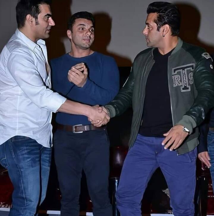 बॉलीवुड के भाई जान यानी सलमान खान भी अपने दोनों छोटे भाईयों अरबाज खान और सोहेल खान पर जान छिड़कते हैं.