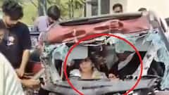 यमुना एक्सप्रेसवे पर ट्रैक्टर और कार की टक्कर, 2 महिलाएं घायल, एक्सीडेंट का Video Viral