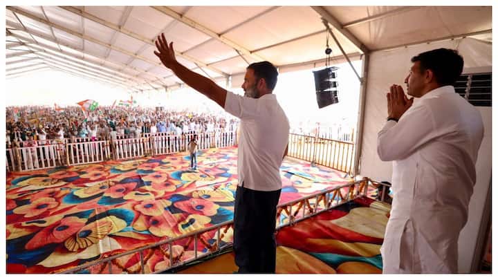Lok Sabha Elections 2024: राहुल गांधी की टीशर्ट पर कांग्रेस का सिंबल नजर आ रहा है. अब राहुल गांधी ने कहा, 'अब से पार्टी से संबंधित सभी गतिविधियों के लिए इसी तरह की टी-शर्ट्स को पहनना चाहते हैं. '
